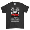 Volkswagen VW Beetle T-Shirt-Beklædning-VW-Sort-S-Garage Culture Shop- garage - man cave - merchandise