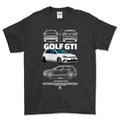 Volkswagen VW Golf MK7 GTI T-Shirt-Beklædning-VW-Sort-S-Garage Culture Shop- garage - man cave - merchandise