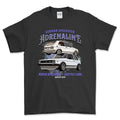 Volkswagen VW Golf Mk1 GTI - Andrenaline T-Shirt-Beklædning-VW-Sort-S-Garage Culture Shop- garage - man cave - merchandise