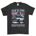 Volkswagen VW Golf Mk1 GTI - Bootleg Style T-Shirt-Beklædning-VW-Sort-S-Garage Culture Shop- garage - man cave - merchandise
