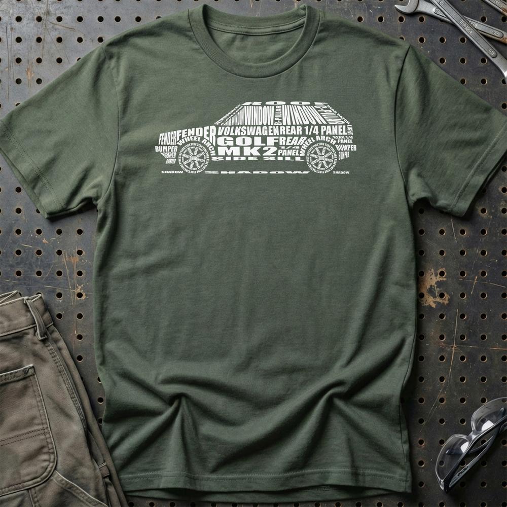 
Produktbillede af Volkswagen VW Golf Mk2 T-Shirt