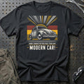 Volkswagen VW - More Character Per Mile Than Any Modern Car! T-Shirt-Beklædning-VW-Sort-S-Garage Culture Shop- garage - man cave - merchandise