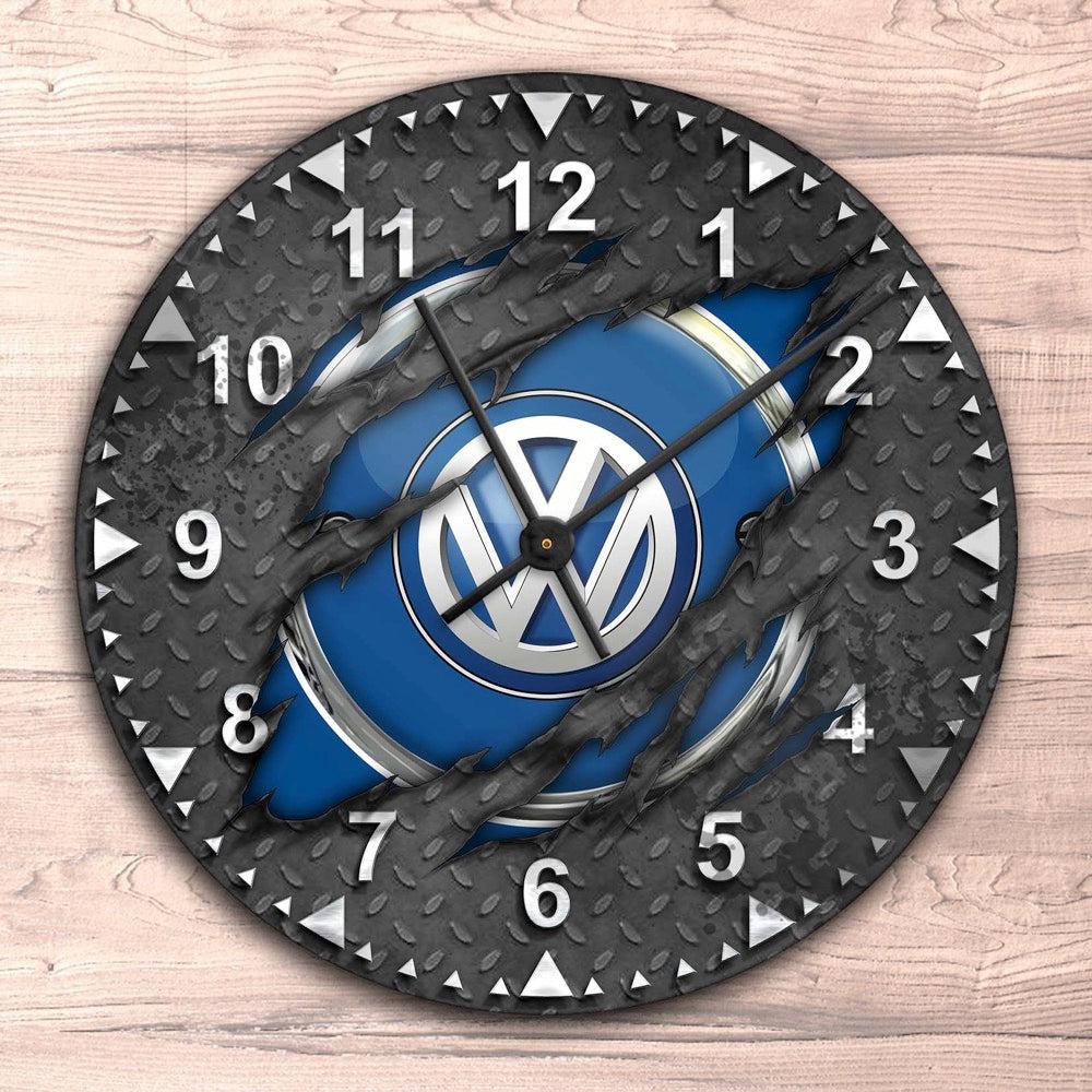 Volkswagen VW Ripped VW Vægur Rundt-Clock-VW-Garage Culture Shop- garage - man cave - merchandise