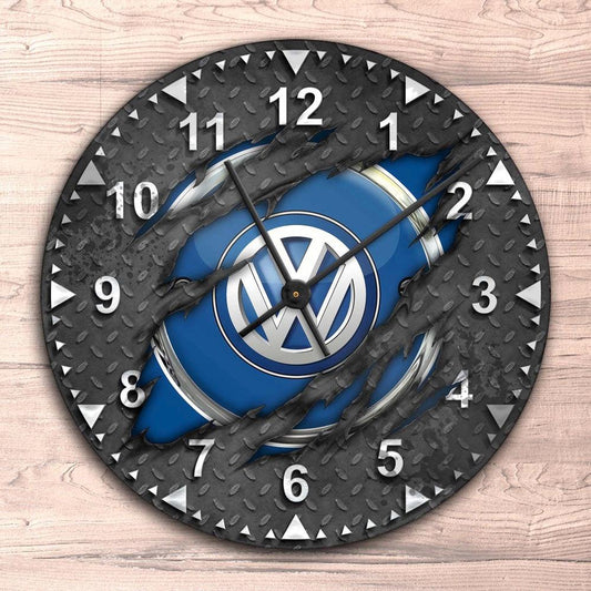 Volkswagen VW Ripped VW Vægur Rundt-Clock-VW-Garage Culture Shop- garage - man cave - merchandise