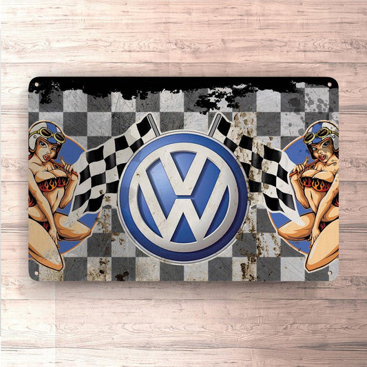 Volkswagen VW Skilte, Musemåtte, Dørmåtte-Skilte-VW-Garage Culture Shop- garage - man cave - merchandise