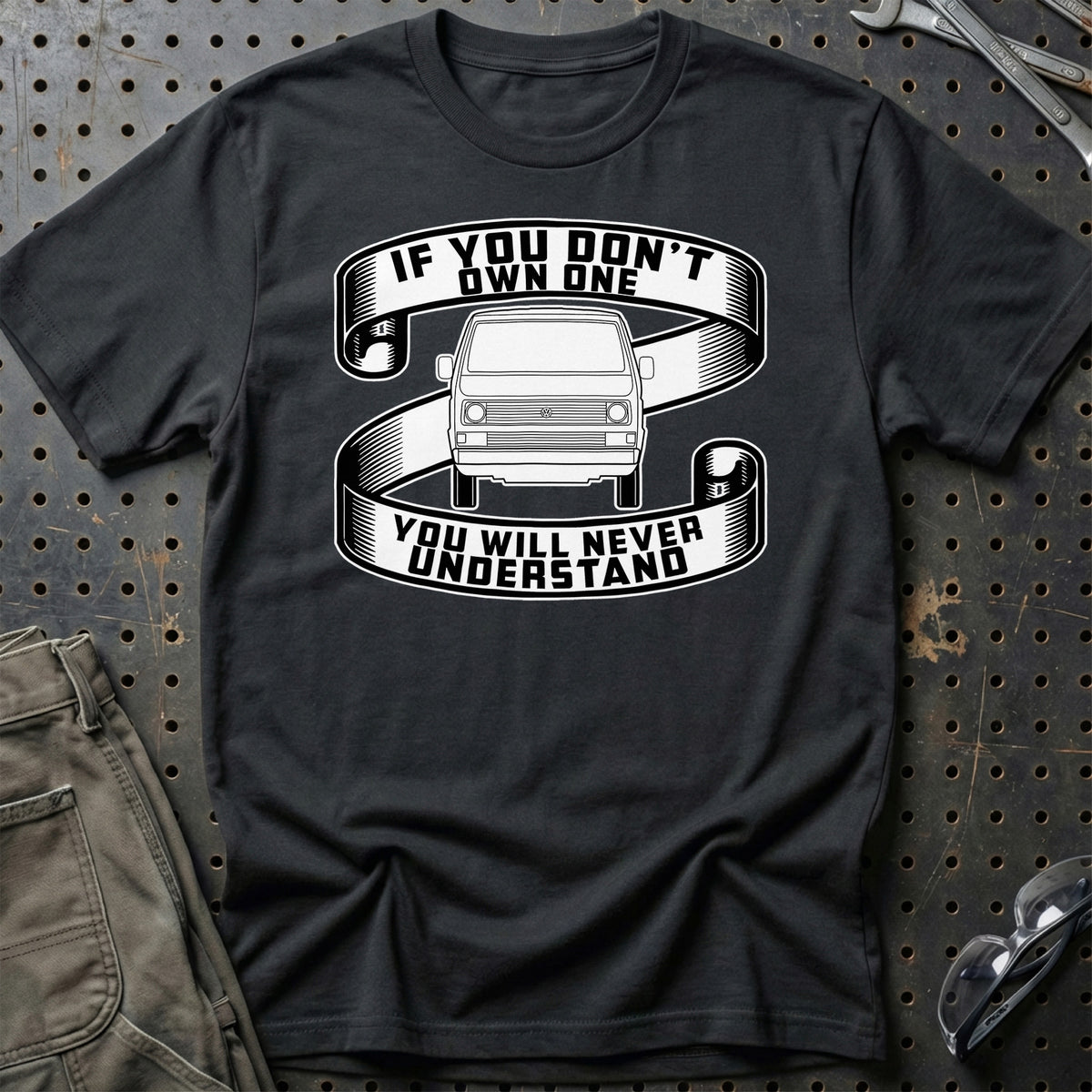 
Volkswagen VW T3 If You Dont Own One VW T3 Youll Never Understand Unisex T-Shirt – Sort – print foran