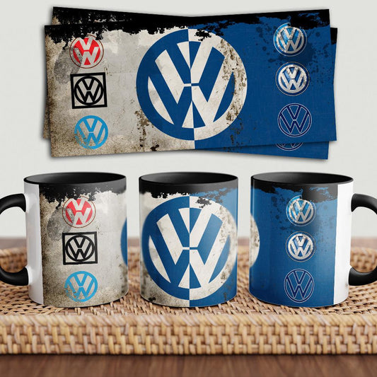 Volkswagen VW "To Toner" Vintage Keramisk Krus-Krus-VW-Garage Culture Shop- garage - man cave - merchandise