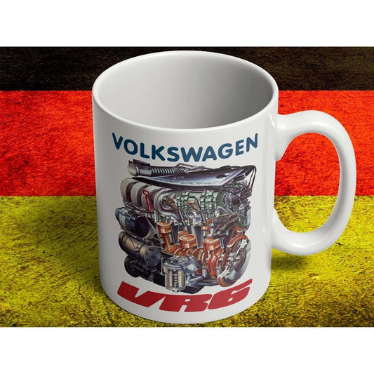 Volkswagen VW Vr6 Keramisk Krus Nr 1-Krus-VW-Garage Culture Shop- garage - man cave - merchandise
