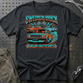 Volvo 140 Series Swedish Brick Retro Klassiker T-Shirt-Beklædning-Volvo-Sort-S-Garage Culture Shop- garage - man cave - merchandise