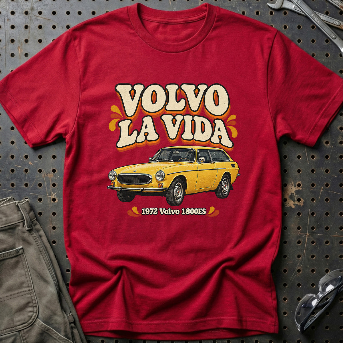 
Volvo 1800ES 1972 – Volvo La Vida T-Shirt – Rød