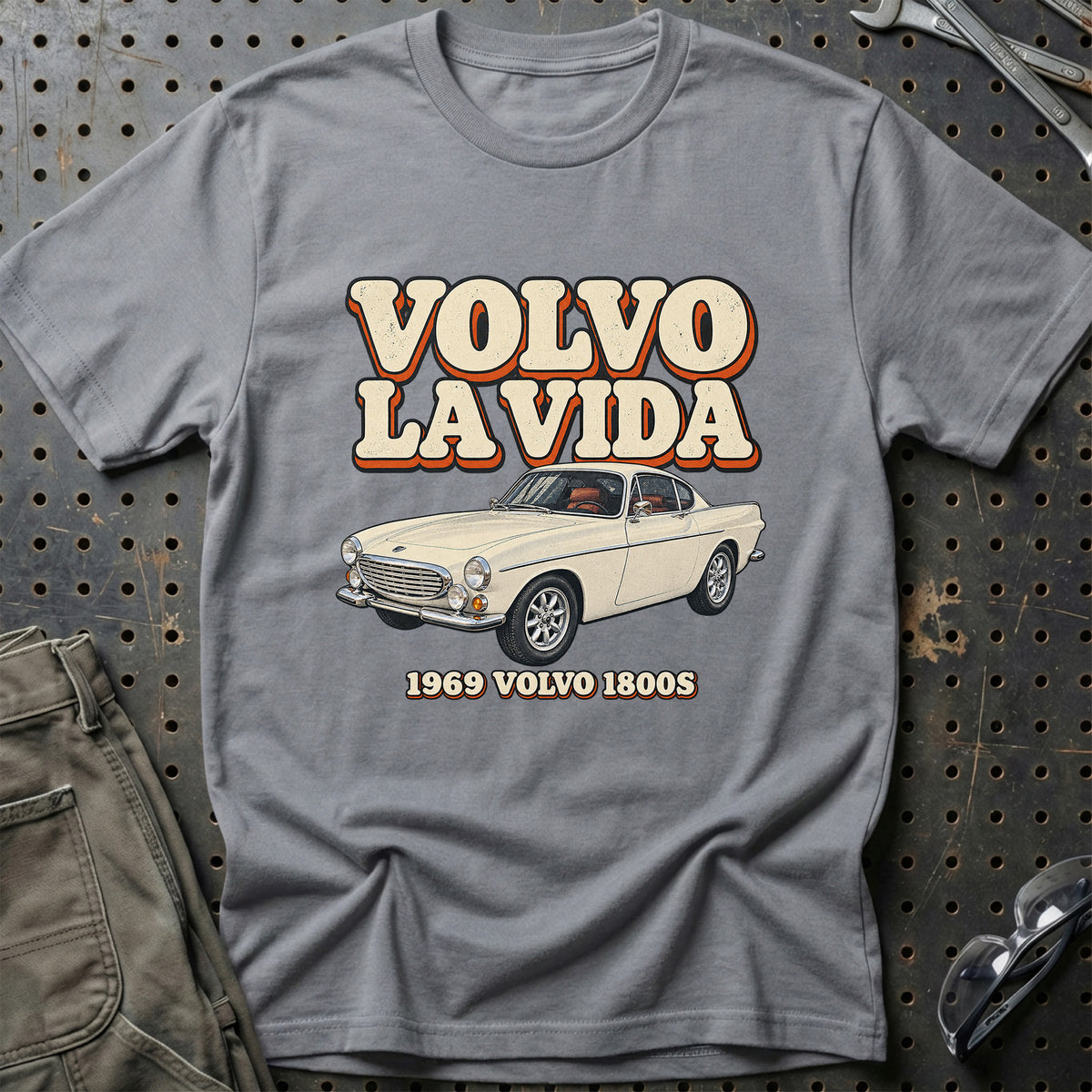 
Volvo 1800S 1969 – Volvo La Vida T-Shirt – Grå Sport