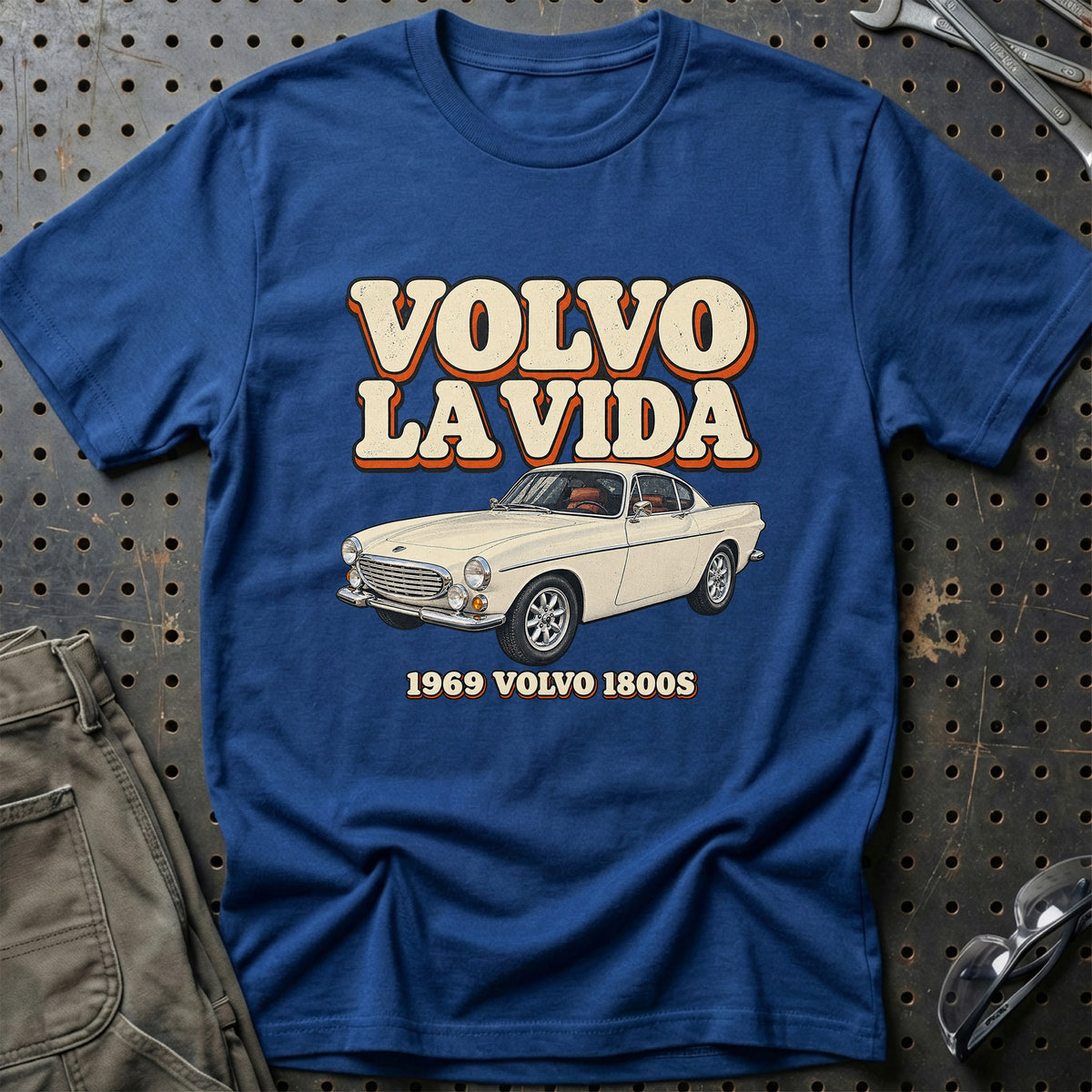 
Volvo 1800S 1969 – Volvo La Vida T-Shirt – Blå Royal