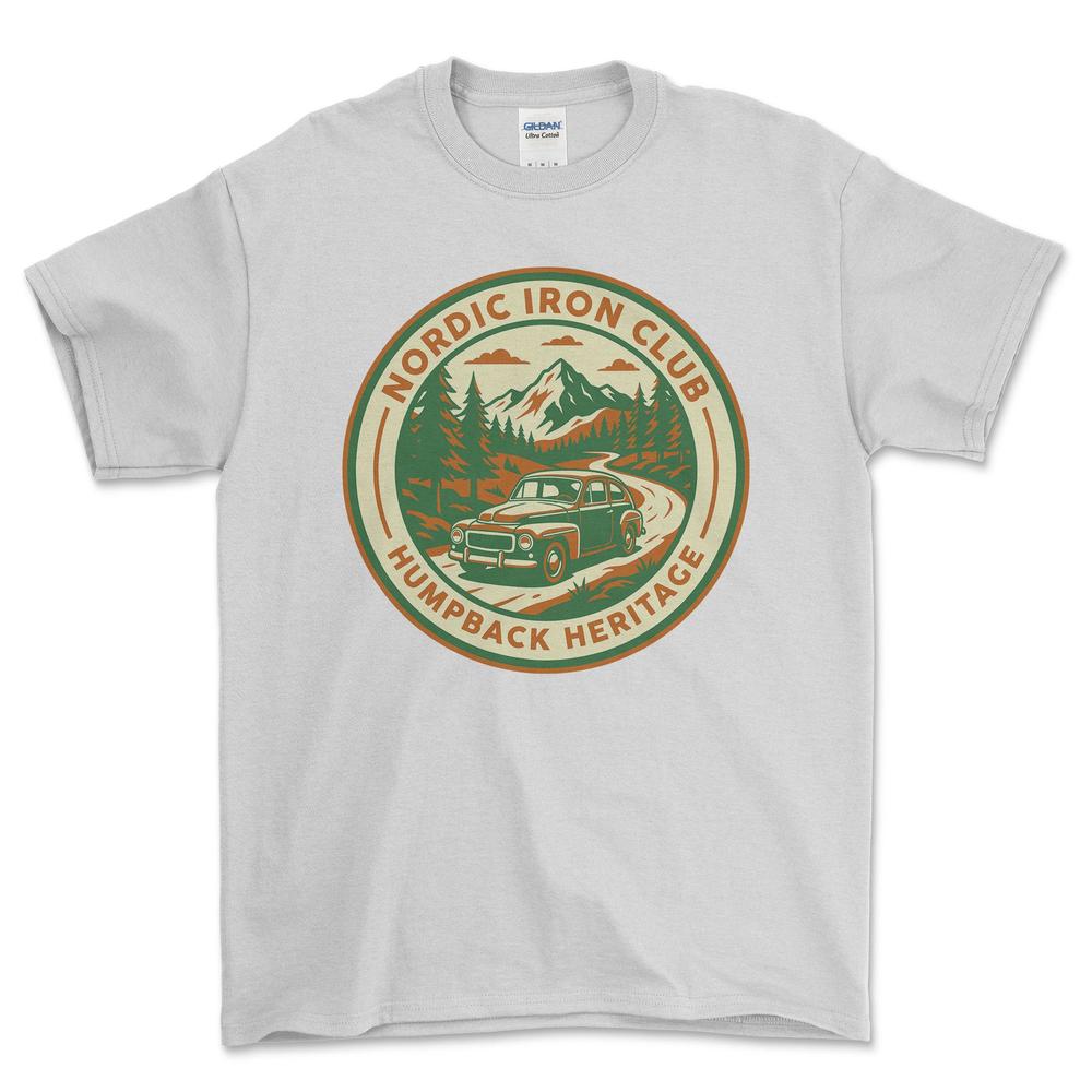 Volvo 544 Nordic Iron Club T-Shirt-Beklædning-Volvo-Hvid-S-Garage Culture Shop- garage - man cave - merchandise