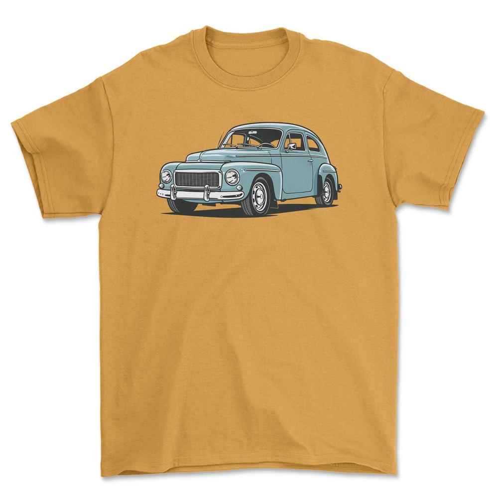 Volvo 544 T-Shirt-Beklædning-Volvo-Guld-S-Garage Culture Shop- garage - man cave - merchandise