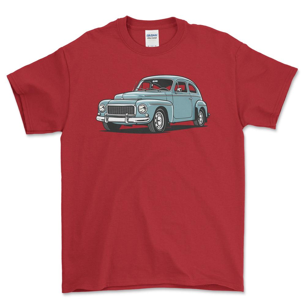 Volvo 544 - Unisex T-Shirt-Beklædning-Volvo-Rød-S-Garage Culture Shop- garage - man cave - merchandise