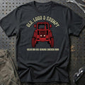 Volvo BM 430 Old, Loud & Grumpy T-Shirt-Beklædning-Volvo BM-Sort-S-Garage Culture Shop- garage - man cave - merchandise