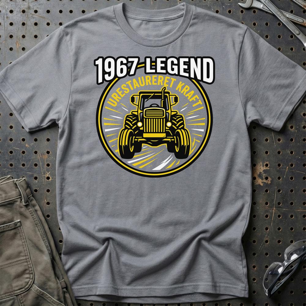 Volvo BM 800 1967 Legend T-Shirt-Beklædning-Volvo BM-Grå Sport-S-Garage Culture Shop- garage - man cave - merchandise