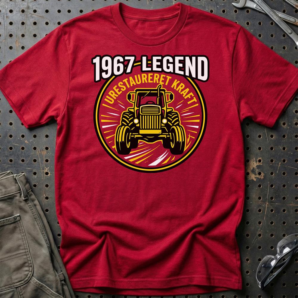 Volvo BM 800 1967 Legend T-Shirt-Beklædning-Volvo BM-Rød-S-Garage Culture Shop- garage - man cave - merchandise