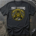 Volvo BM 800 1967 Legend T-Shirt-Beklædning-Volvo BM-Sort-S-Garage Culture Shop- garage - man cave - merchandise