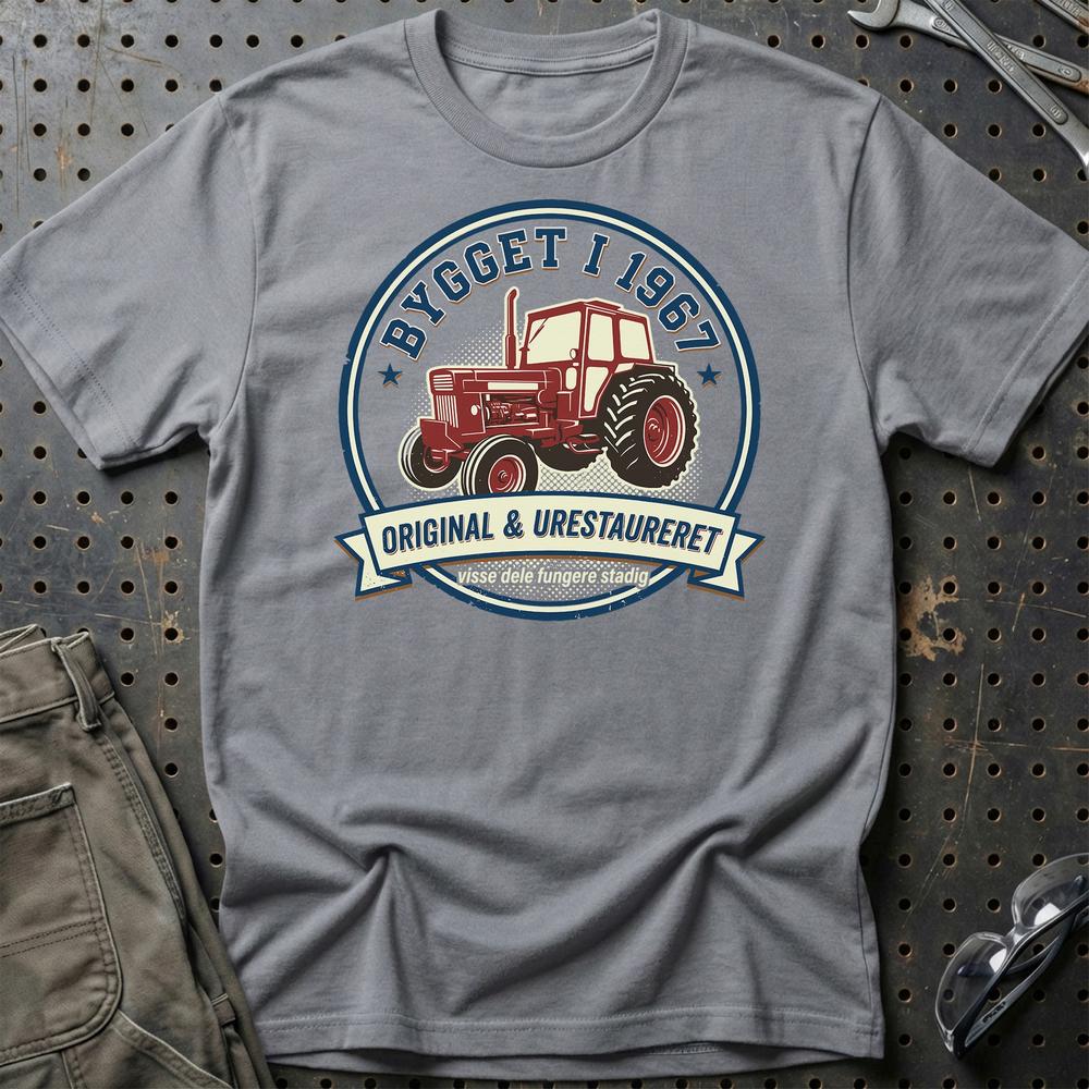 Volvo BM 800 - Visse Dele Fungerer Stadig T-Shirt-Beklædning-Volvo BM-Grå Sport-S-Garage Culture Shop- garage - man cave - merchandise