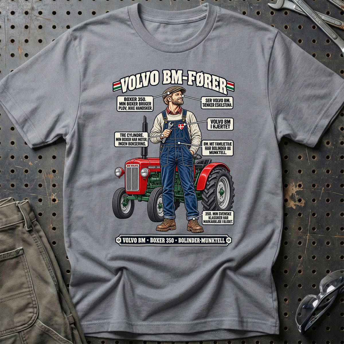 
Volvo BM-Fører T-Shirt – Grå Sport