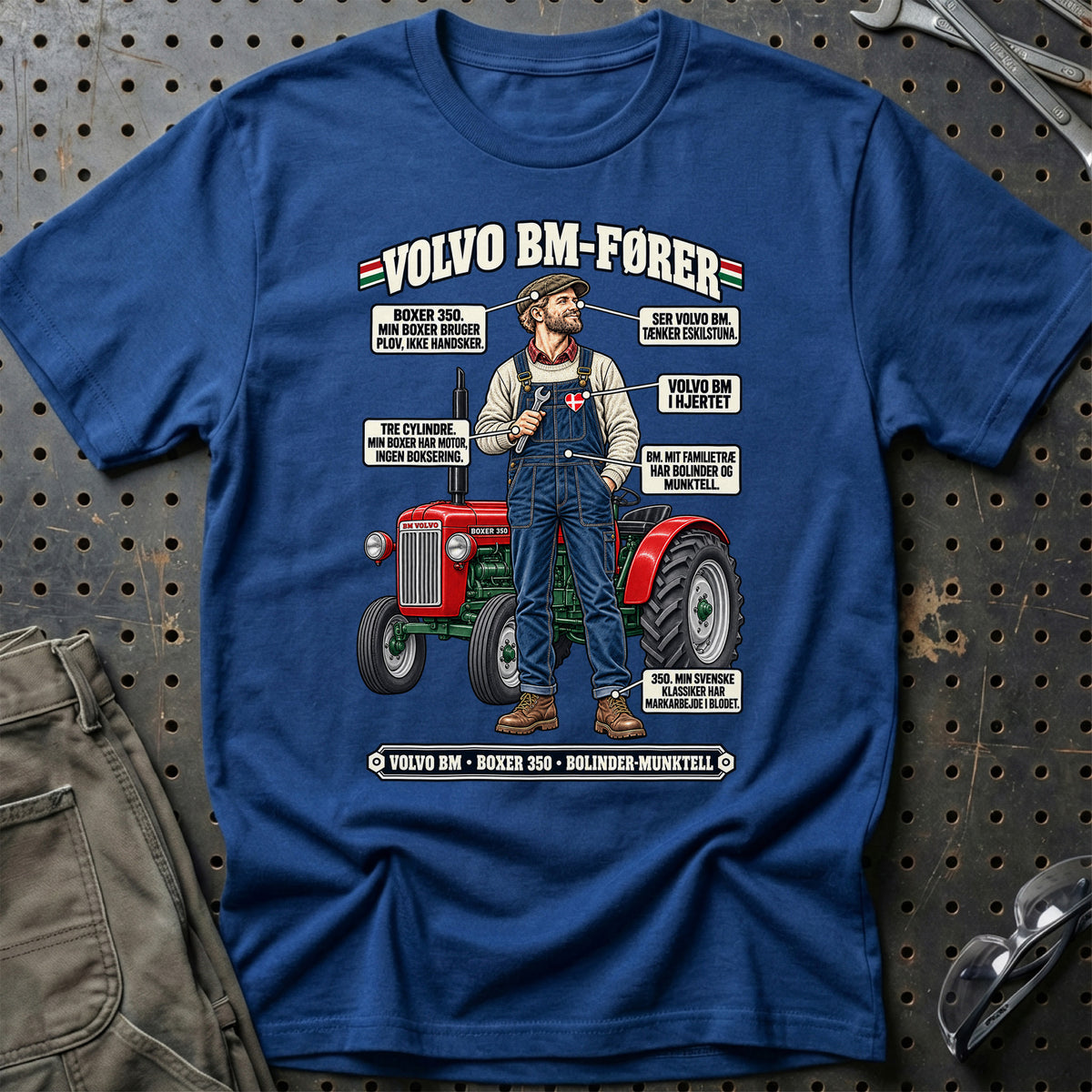 
Volvo BM-Fører T-Shirt – Blå Royal