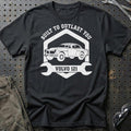 Volvo Built To Outlast You Volvo 121 T-Shirt-Beklædning-Volvo-Sort-S-Garage Culture Shop- garage - man cave - merchandise