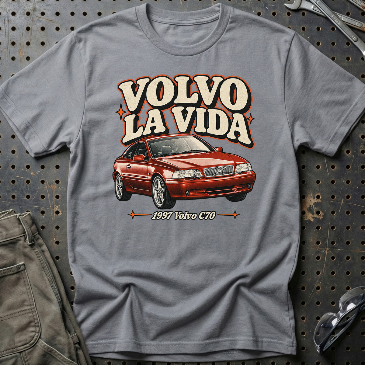 
Volvo C70 1997 – Volvo La Vida T-Shirt – Grå Sport