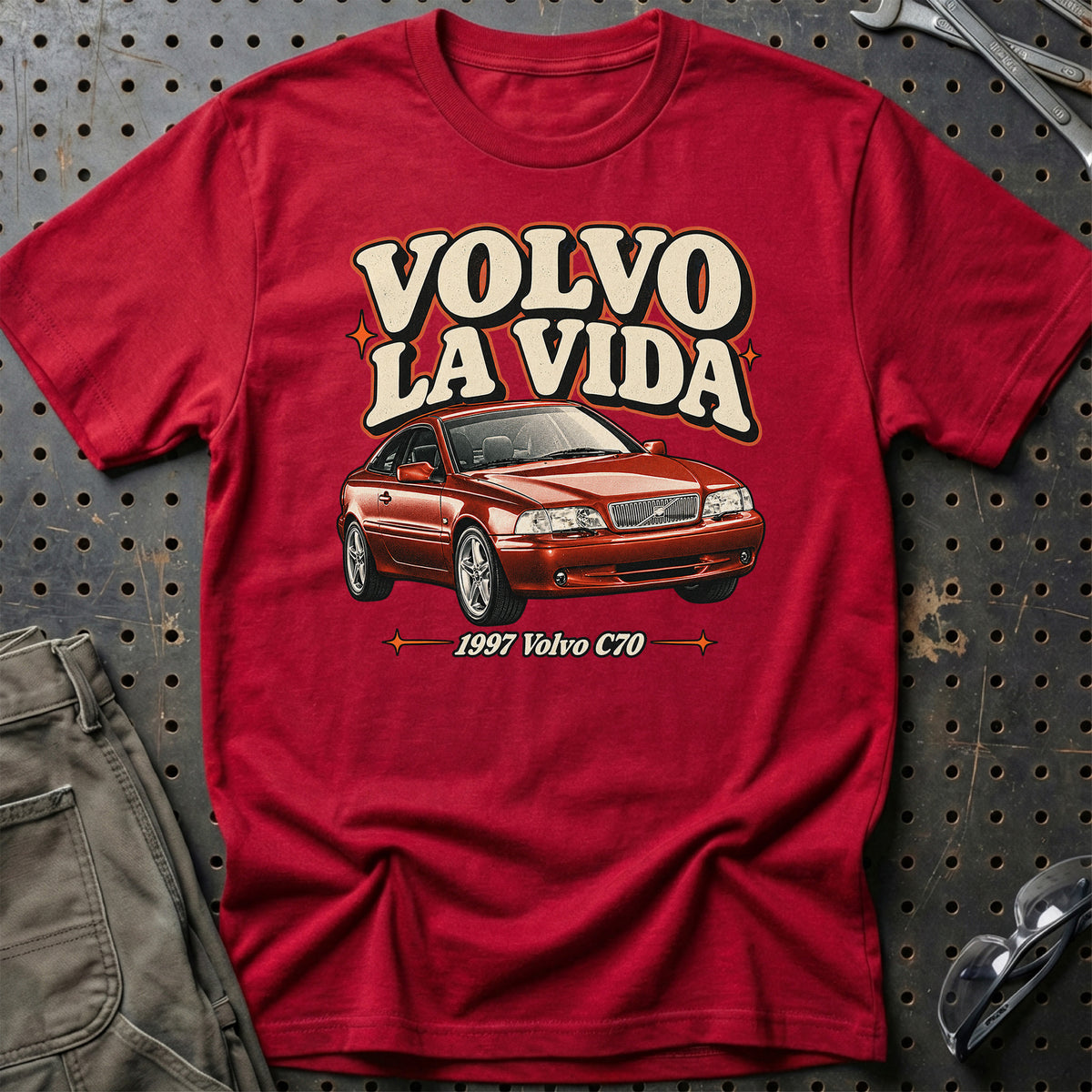 
Volvo C70 1997 – Volvo La Vida T-Shirt – Rød