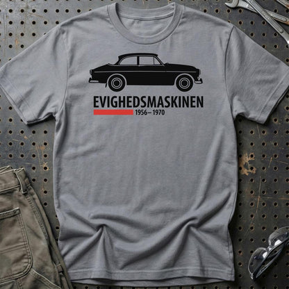 Volvo Evighedsmaskinen 1956–1970 - Unisex T-Shirt-Beklædning-Volvo-Grå Sport-S-Garage Culture Shop- garage - man cave - merchandise