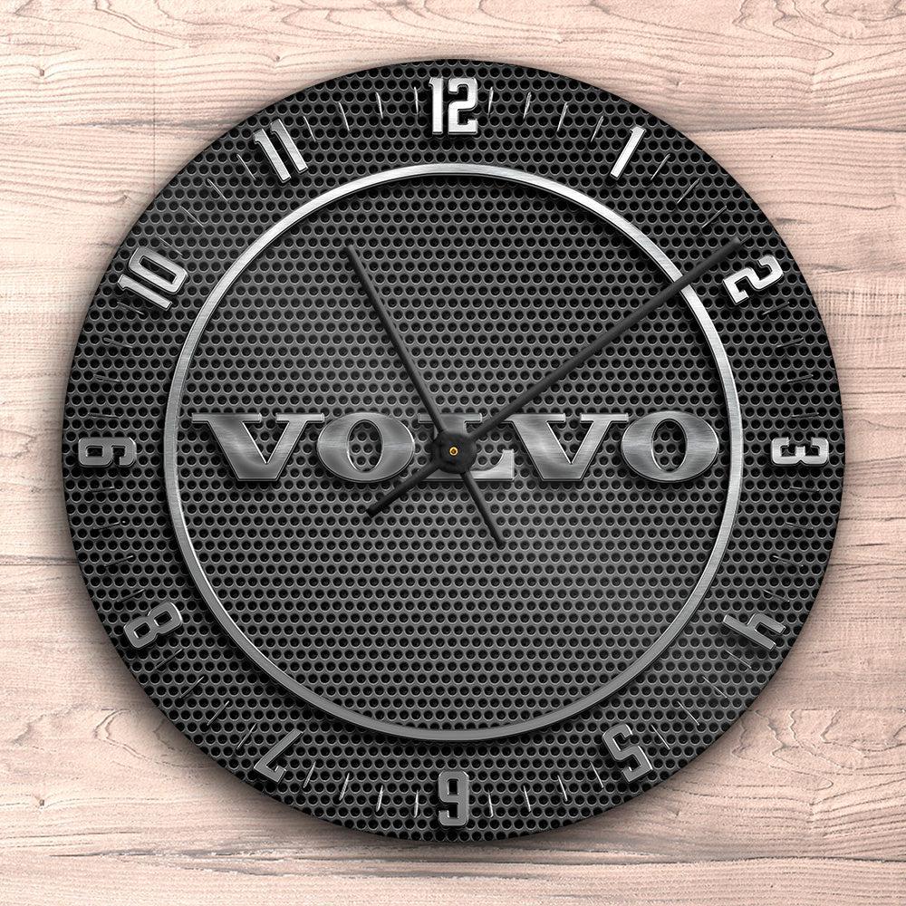 Volvo Vægur Rundt-Clock-Volvo-Garage Culture Shop- garage - man cave - merchandise