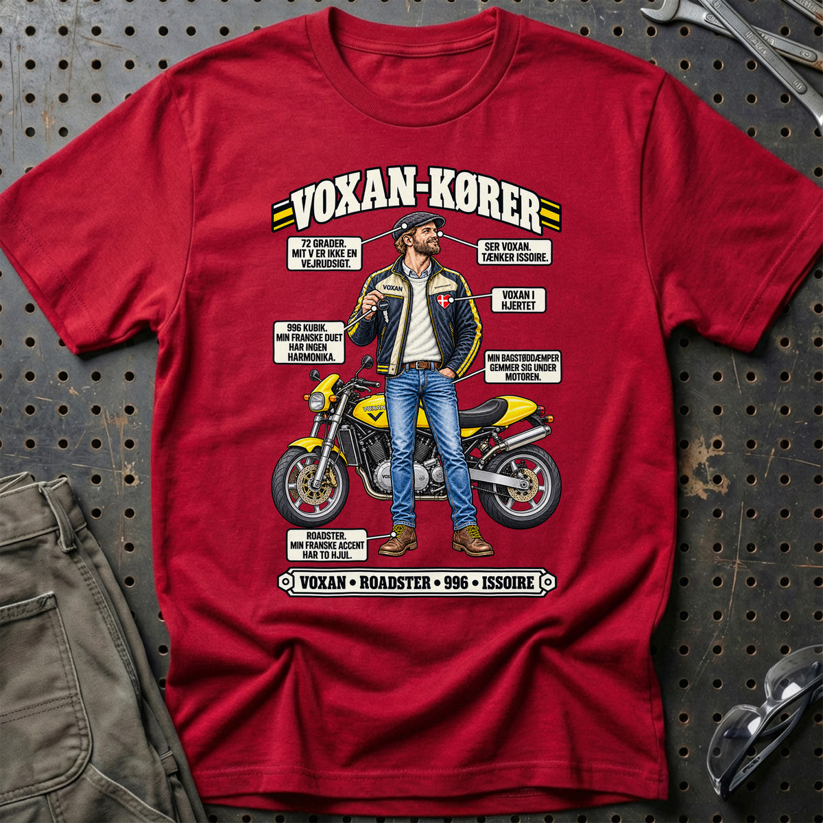 
Voxan-Kører T-Shirt – Rød