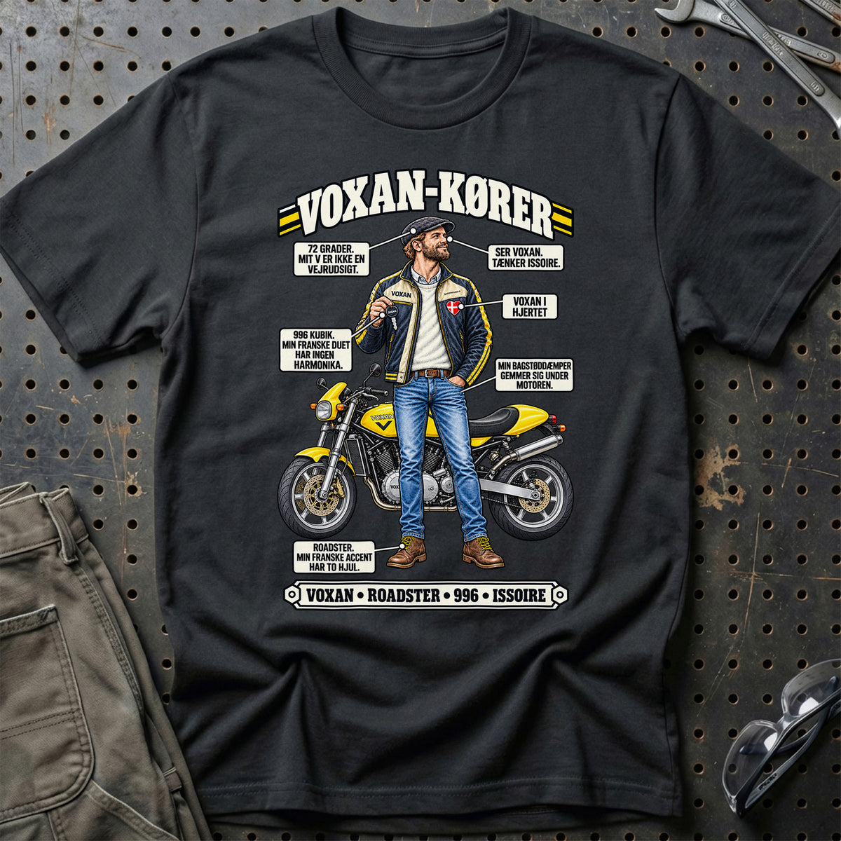 
Voxan-Kører T-Shirt – Sort