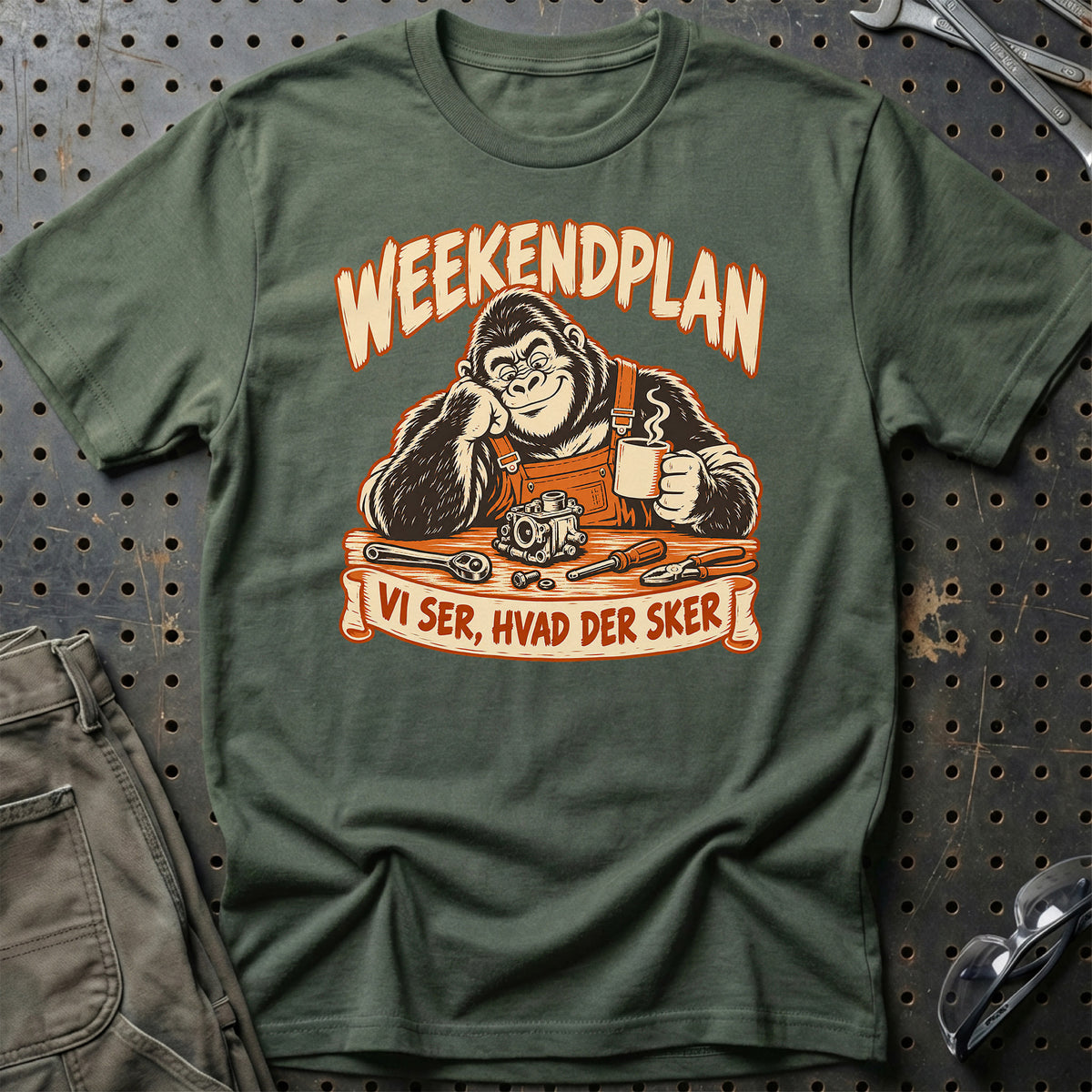 
Produktbillede af Weekendplan – Vi ser, hvad der sker T-Shirt