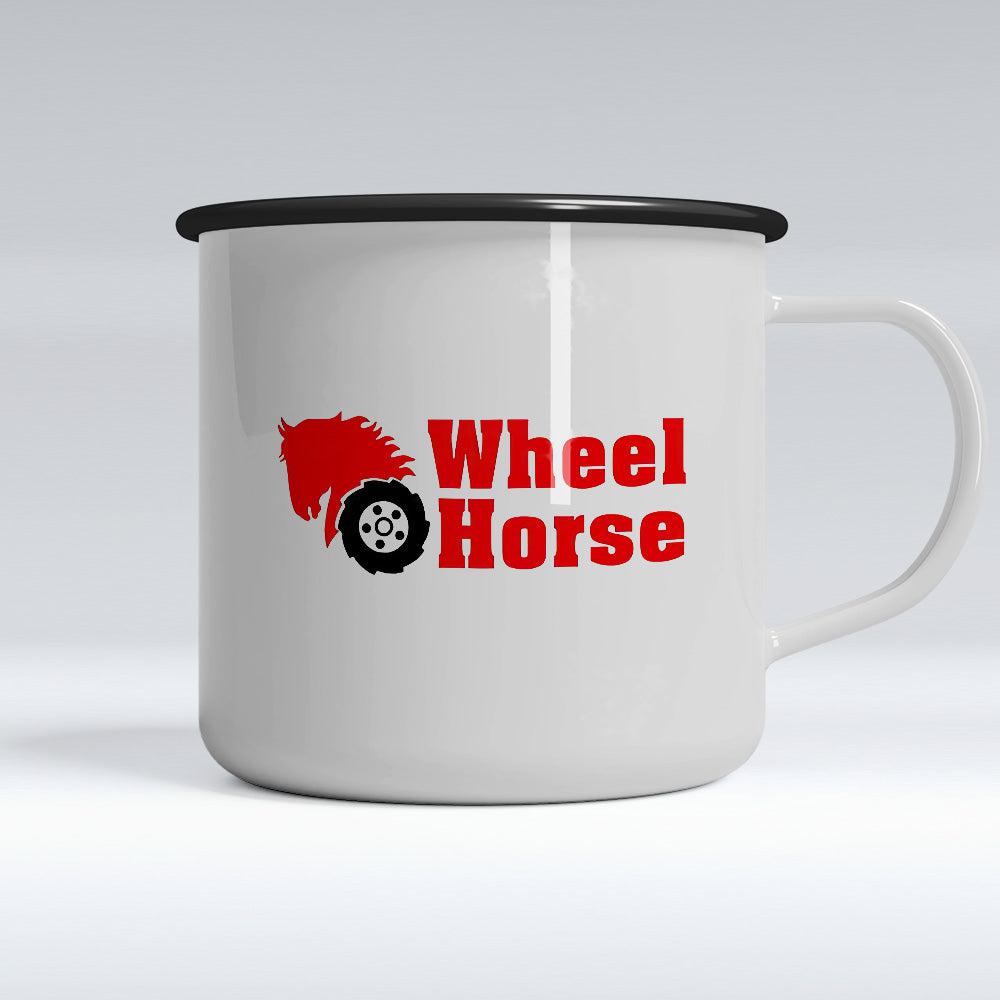 Wheel Horse Emaljekrus-Krus-Wheel Horse-Garage Culture Shop- garage - man cave - merchandise