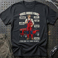 
Wheel Horse-Fører T-Shirt – Sort