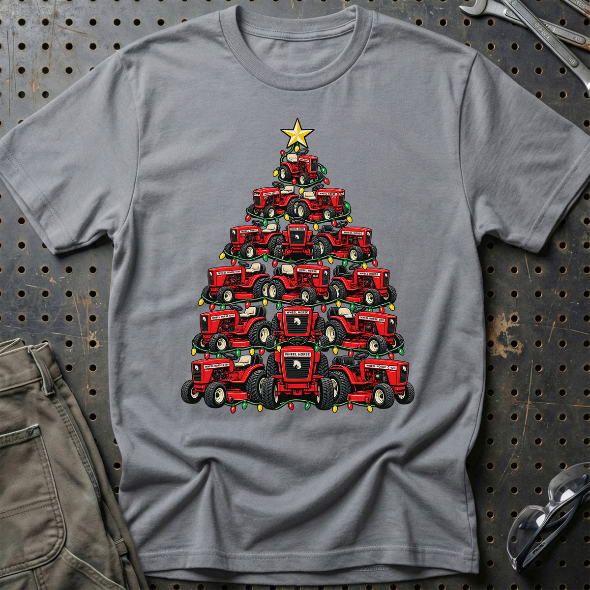 Wheel Horse Juletræ T-Shirt – Grå Sport
