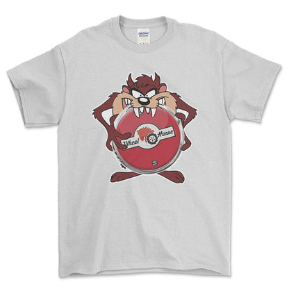 Wheel Horse TAZ Unisex T-Shirt , Bomuld-Beklædning-Wheel Horse-Hvid-S-Forside-Garage Culture Shop- garage - man cave - merchandise