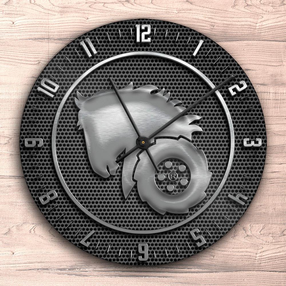 Wheel Horse Vægur Rundt-Clock-Wheel Horse-Garage Culture Shop- garage - man cave - merchandise