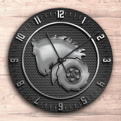 Wheel Horse Vægur Rundt-Clock-Wheel Horse-Garage Culture Shop- garage - man cave - merchandise