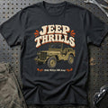 
Willys MB Jeep 1941 – Jeep Thrills T-Shirt – Sort