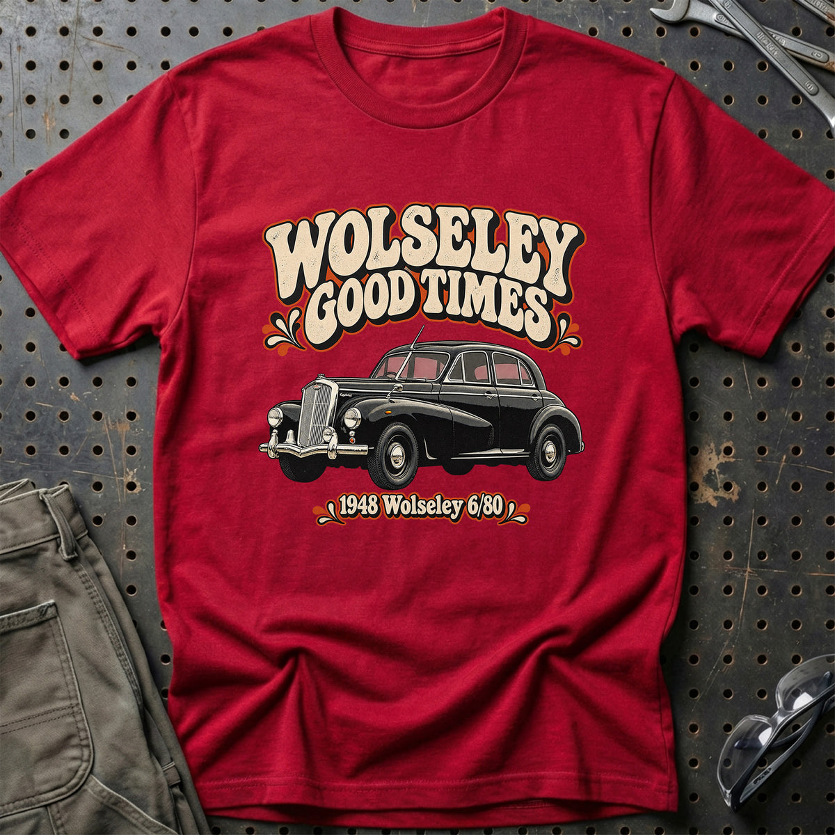 
Wolseley 6-80 1948 – Wolseley Good Times T-Shirt – Rød