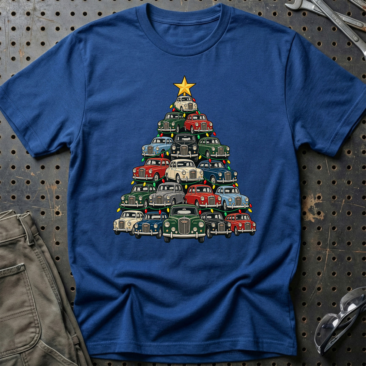 
Wolseley Juletræ Christmas Tree Unisex T-Shirt – Blå Royal – print foran