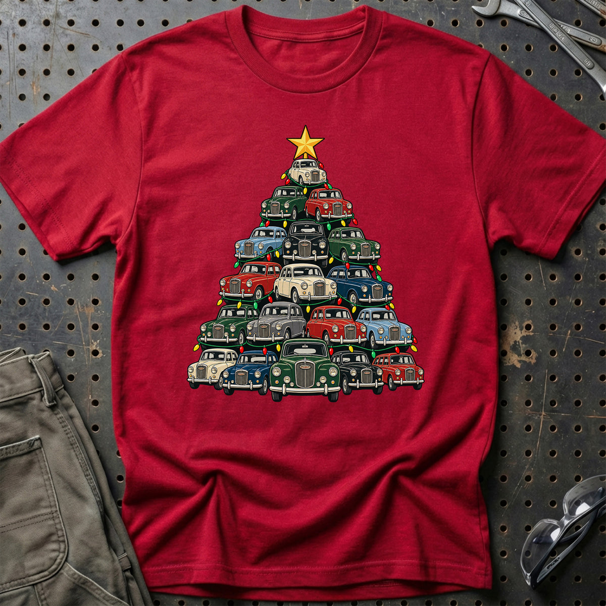 
Wolseley Juletræ Christmas Tree Unisex T-Shirt – Rød – print foran