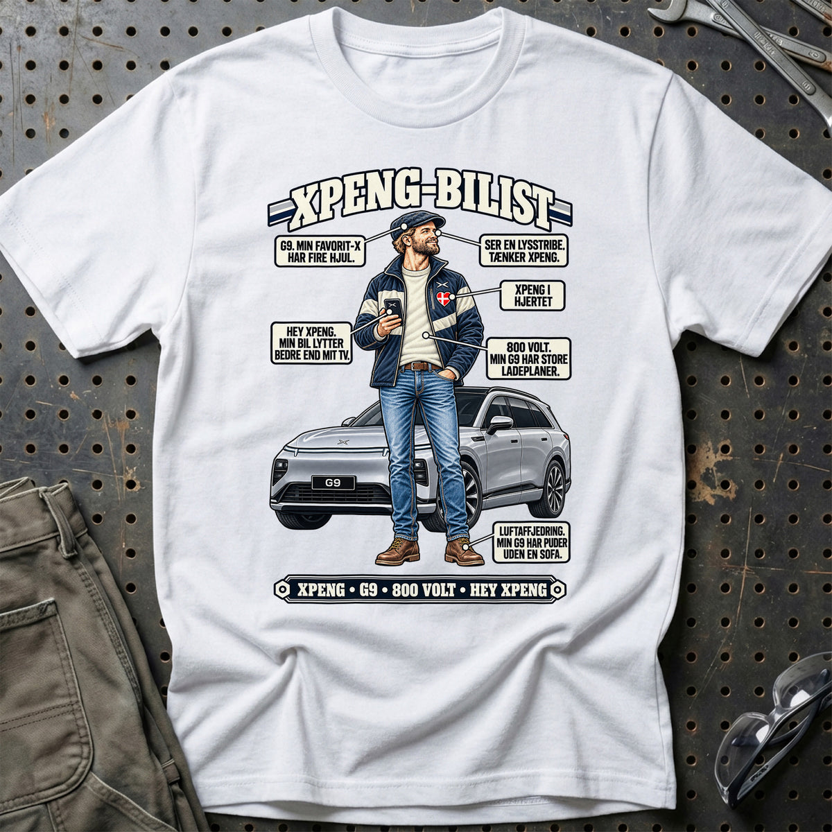 
XPeng-Bilist T-Shirt – Hvid