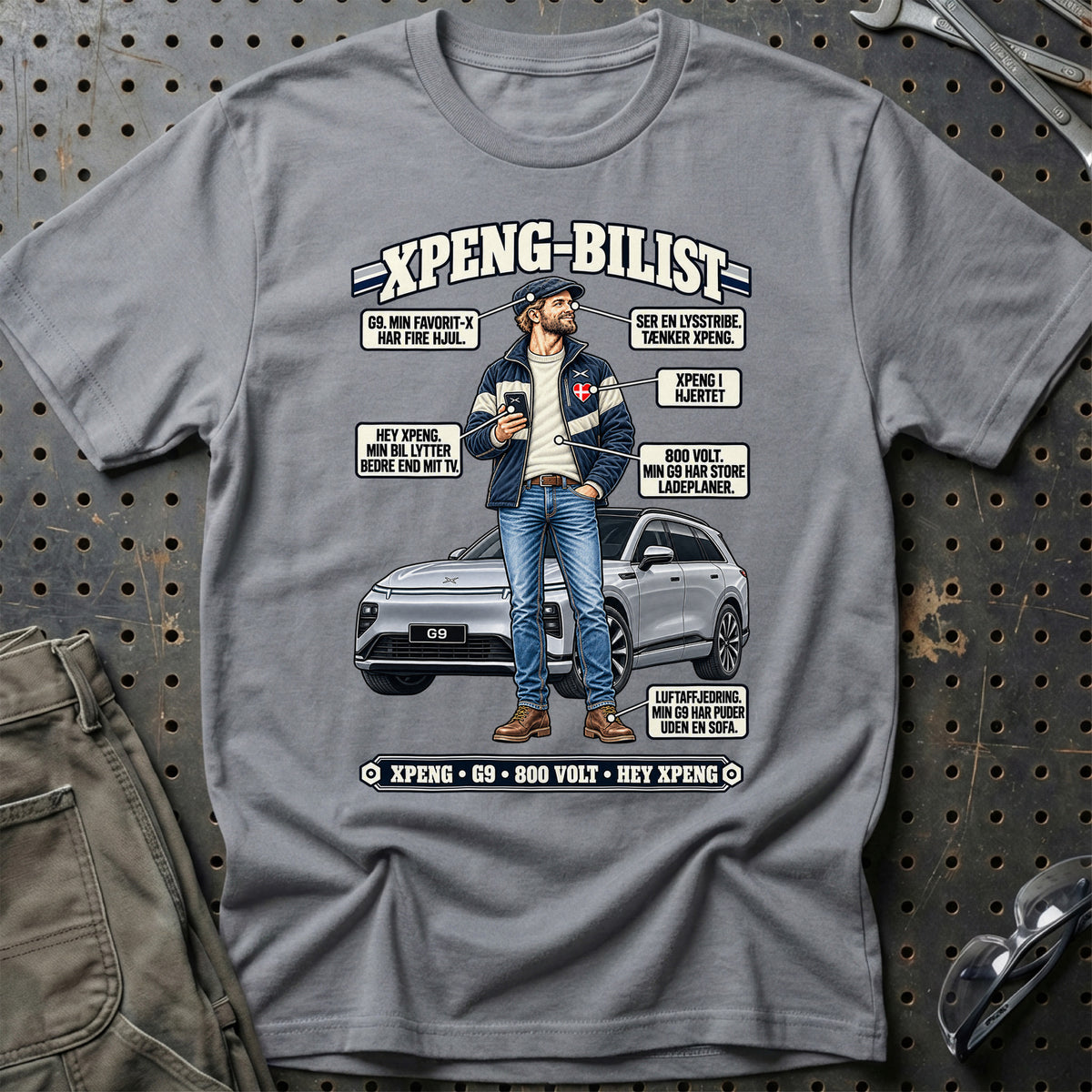 
XPeng-Bilist T-Shirt – Grå Sport