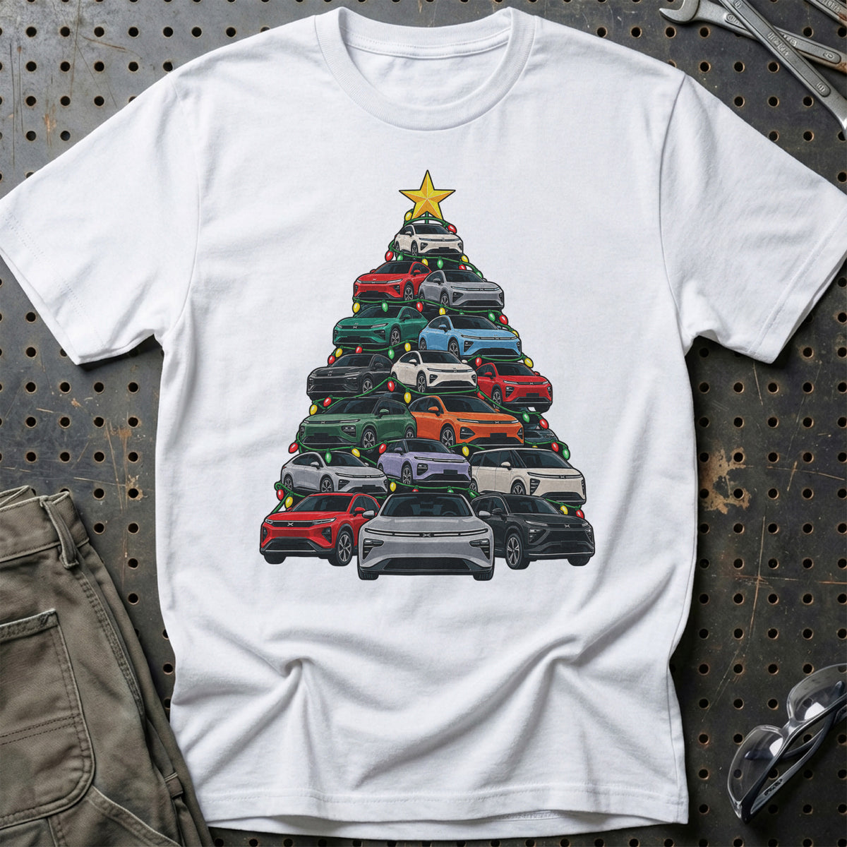 XPeng Juletræ T-Shirt-Beklædning-XPeng-Hvid-S-Garage Culture Shop- garage - man cave - merchandise