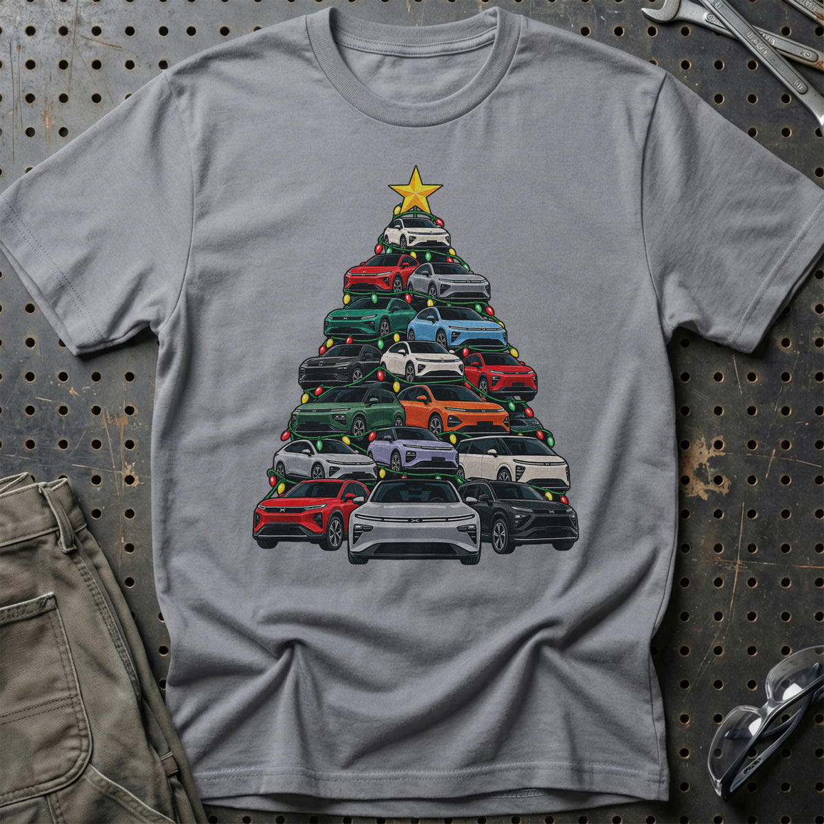 XPeng Juletræ T-Shirt-Beklædning-XPeng-Grå Sport-S-Garage Culture Shop- garage - man cave - merchandise