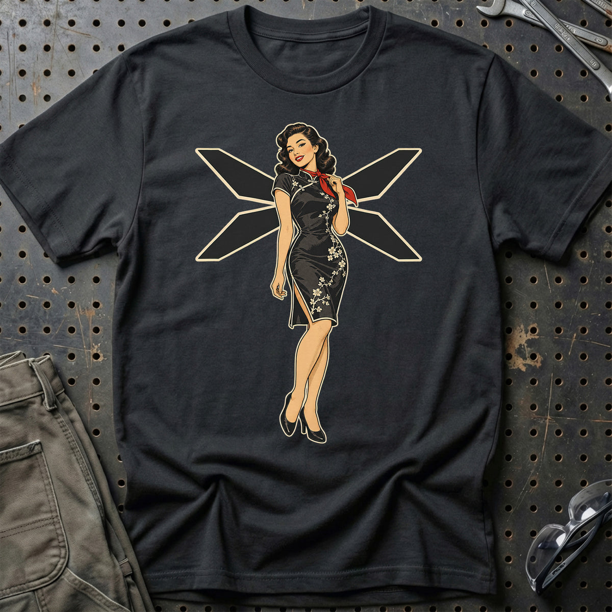 XPeng Retro Pinup T-Shirt – Sort