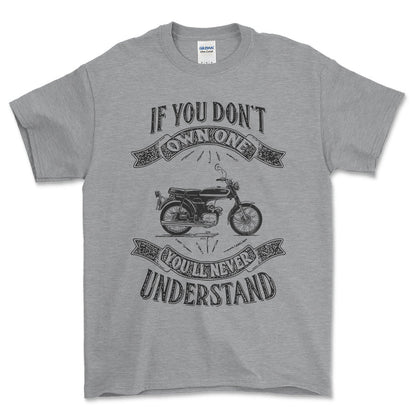 Yamaha Fs1 If You Dont Own One Yamaha Fs1 Youll Never Understand Unisex T-Shirt , Bomuld-Beklædning-Yamaha-Grå Sport-S-Forside-Garage Culture Shop- garage - man cave - merchandise